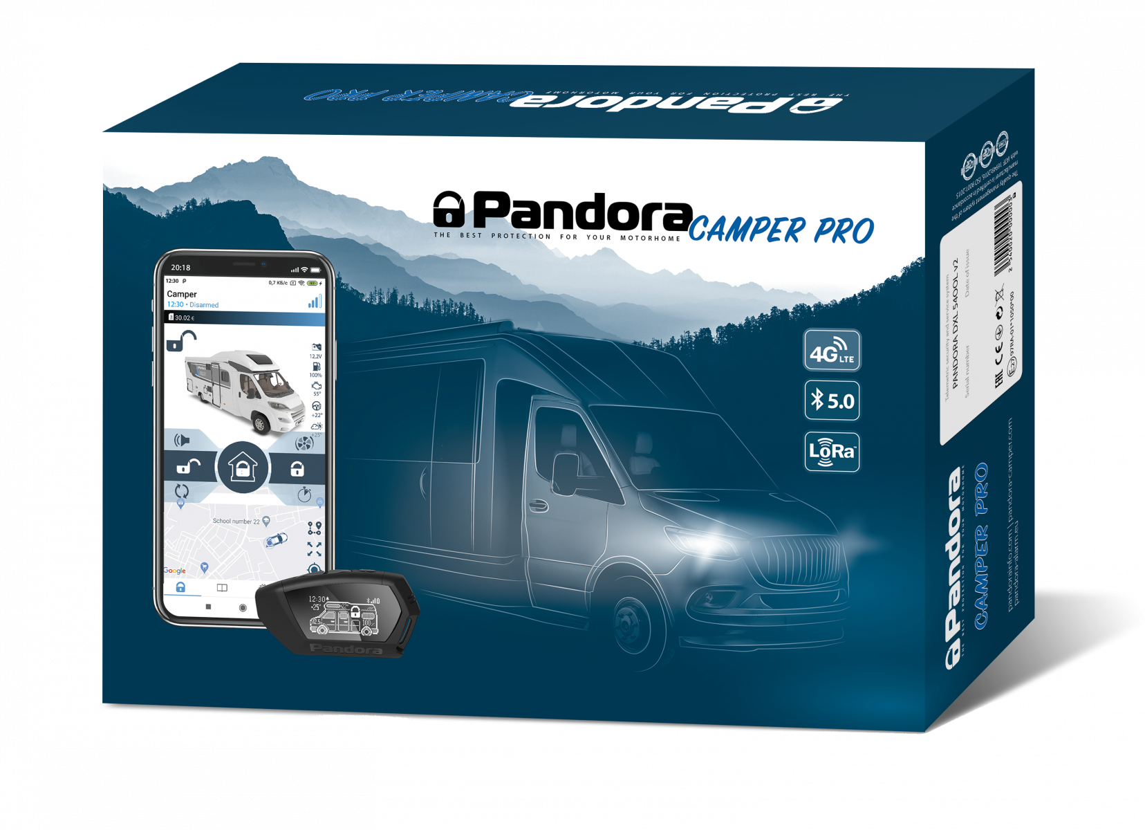 Wohnmobil Alarmanlage Pandora Camper Pro V2